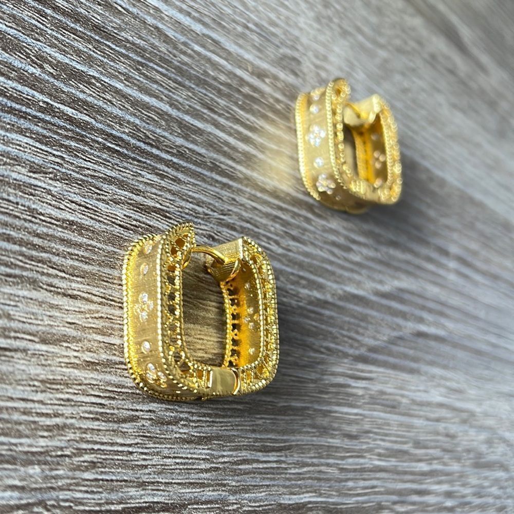 Bohemian hoop earrings